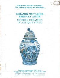 Image of Keramik Mutakhir Bergaya Antik