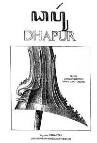 Image of Dhapur: Buku Gambar Bentuk Keris Dan Tombak
