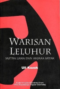 Image of Warisan Leluhur: Sastra Lama dan Aksara Batak