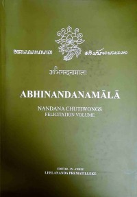 Image of Abhinandanamala: Nandana Chutiwongs Felicitation Volume
