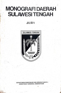 Image of Monografi Daerah Sulawesi Tengah: Jilid 4