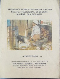 Image of Teknologi Pembuatan Minyak Kelapa Secara Tradisional Di Daerah Majene Dan Selayar