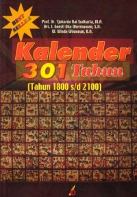 Image of Kalender 301 Tahun: Tahun 1800-2100