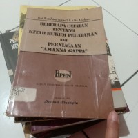 Image of Beberapa Catatan tentang Kitab Hukum Pelayaran dan Perniagaan 