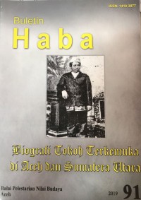 Image of Buletin HABA Biografi Tokoh Terkemuka di Aceh dan Sumatra Utara