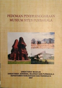 Image of Pedoman Penyelenggaraan Museum Situs Purbakala
