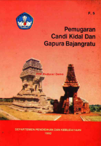 Image of Pemugaran Candi Kidal Dan Gapura Bajangratu