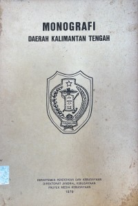 Image of Monografi Daerah Kalimantan Tengah