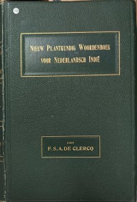 Image of Nieuw Plantkundig Woordenboek voor Nederlandsch Indie