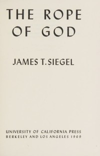Image of The Rope of God