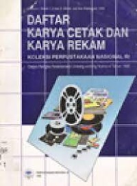 Image of Daftar Karya Cetak Dan Karya Rekam