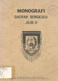 Image of Monografi Daerah Bengkulu Jilid 2