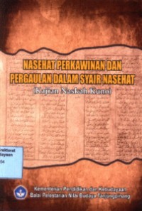 Image of Nasehat Perkawinan Dan Pergaulan Dalam Syair Nasehat: Kajian Naskah Kuno
