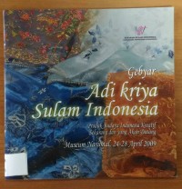 Image of Adi Kriya Sulam Indonesia: Produk Budaya Indonesia